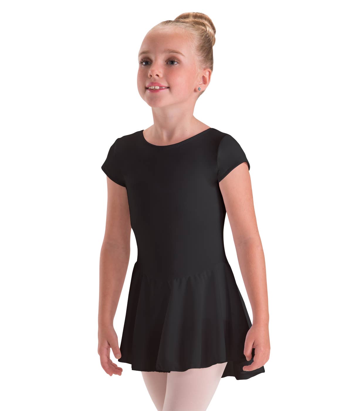 Motionwear – Maiô - Crianças por atacado – Collant com Saia e Mangas Curtas Motionwear4