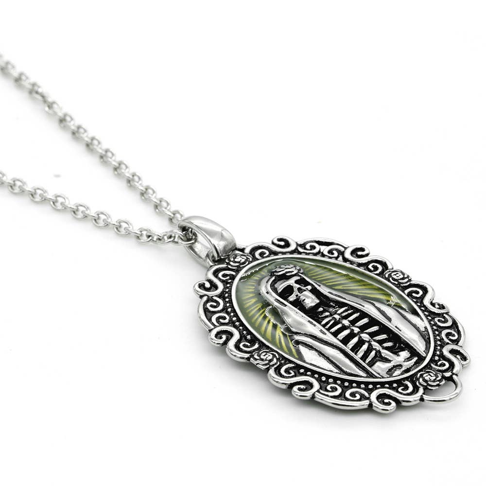 Controse - Venta al por mayor Collares con colgantes/abalorios - Collar Camafeo de Calavera de Madonna Controse6