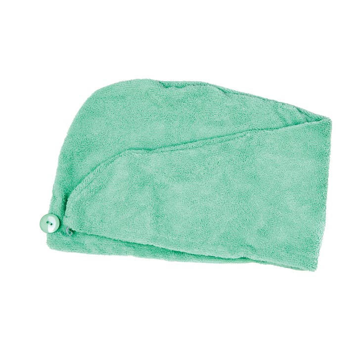 Beauty Pro - Wholesale Hair Towel/Wrap - Danielle Infused Hair Turbans Mint Argan Oil1