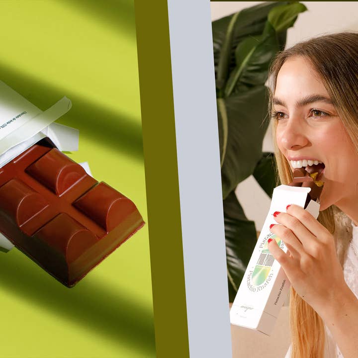 Swisense - Wholesale Chocolate Bar - Premium Dubai Kunafa Pistachio Chocolate Bar -4oz- 6