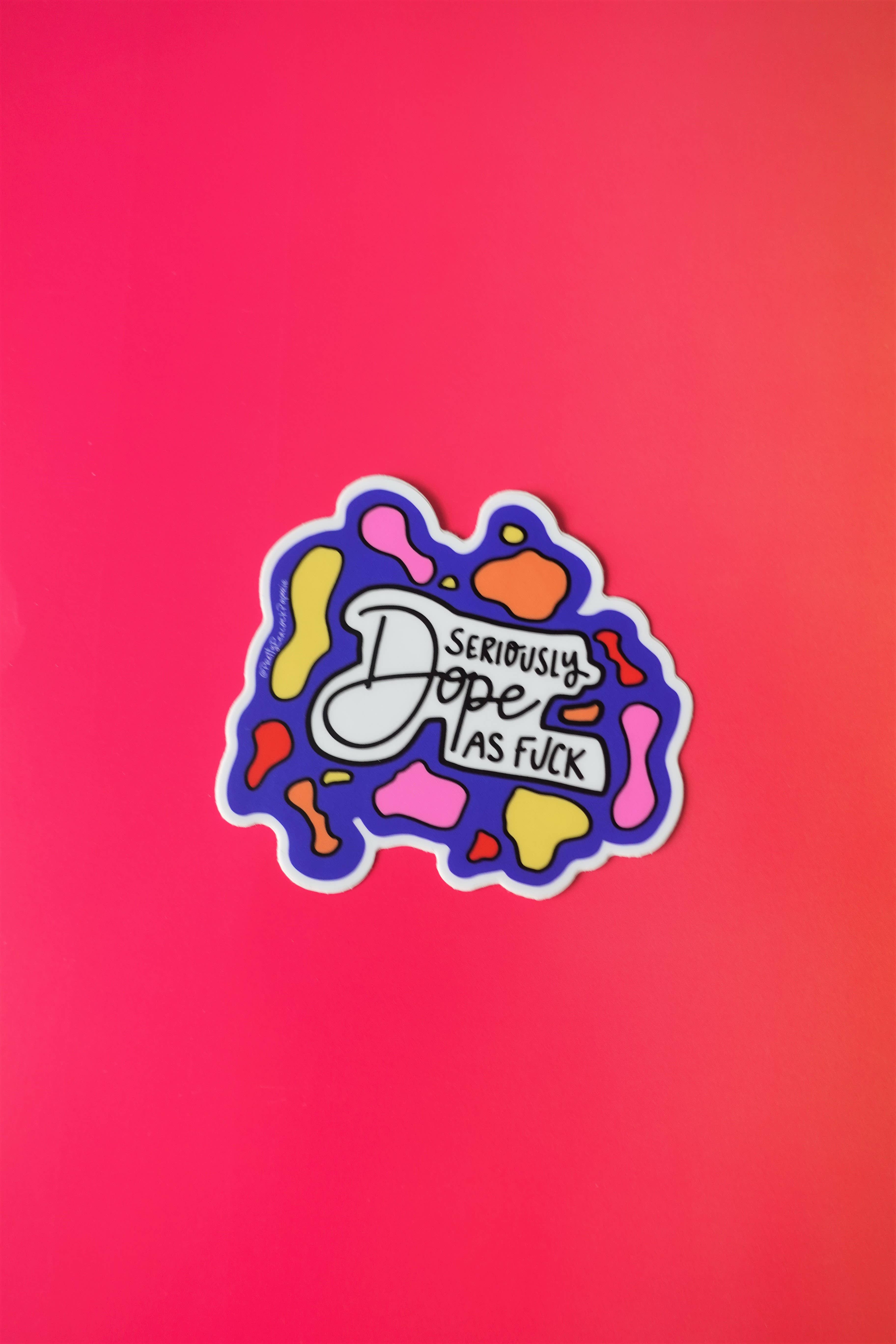 Pretty Peacock Paperie - Women's Empowerment – wholesale Klistermärke – Allvarligt knark som Fuck Stick6