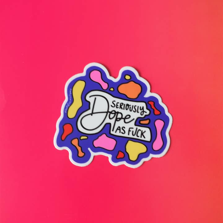 Pretty Peacock Paperie - Women's Empowerment – wholesale Klistermärke – Allvarligt knark som Fuck Stick6