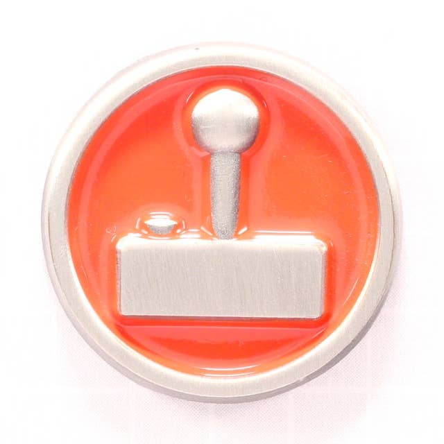 Retro Joystick Röd Emalj Pin - Atari Style för wholesale av 1980who