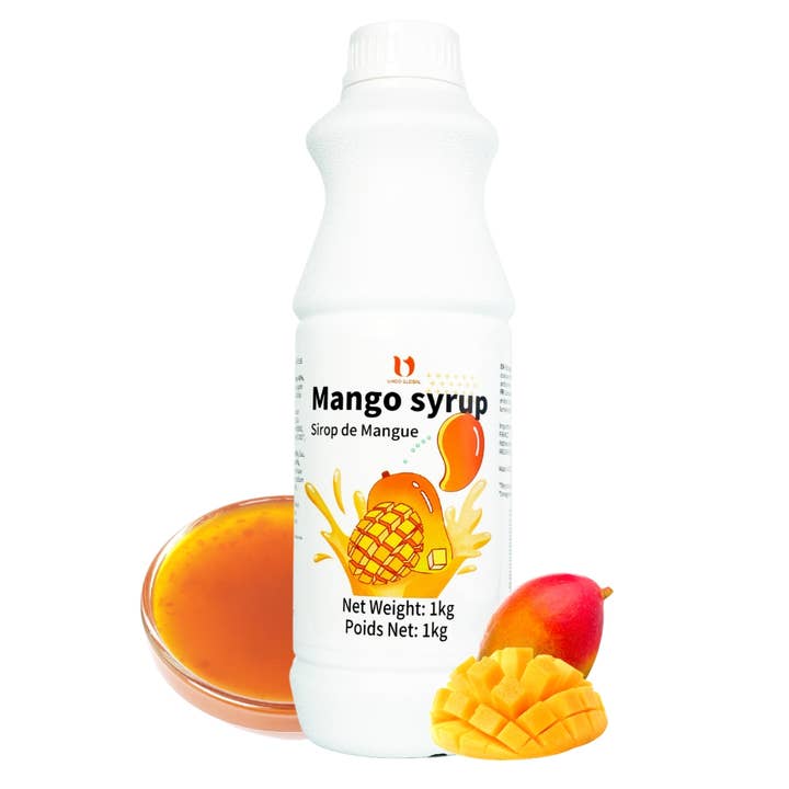 Koncentreret Thai-mangosirup 1 kg - forhold 1:8 (25 g/200 ml) for engroshandel hos UHOO FRANCE