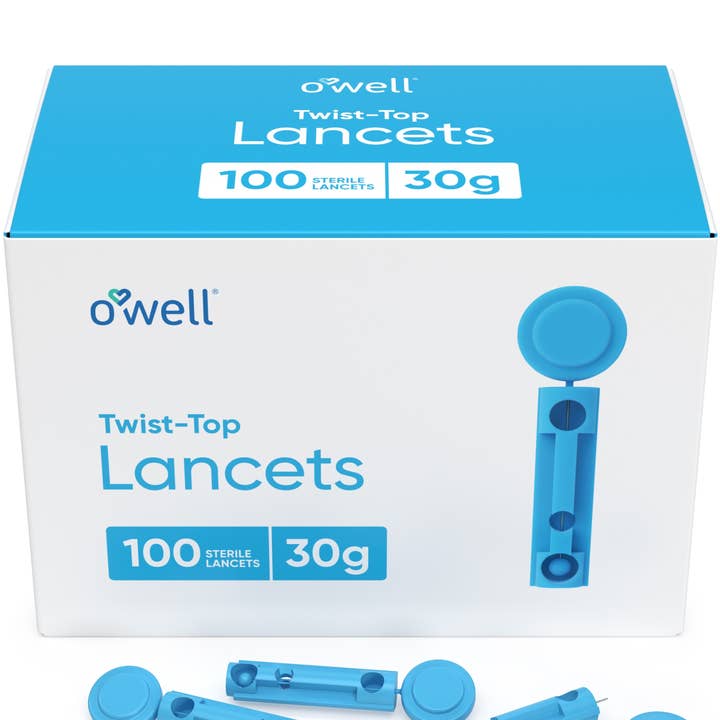 OWELL LLC – wholesale Första hjälpen-kit – OWELL Twist Top Lancetter, 30 Gauge