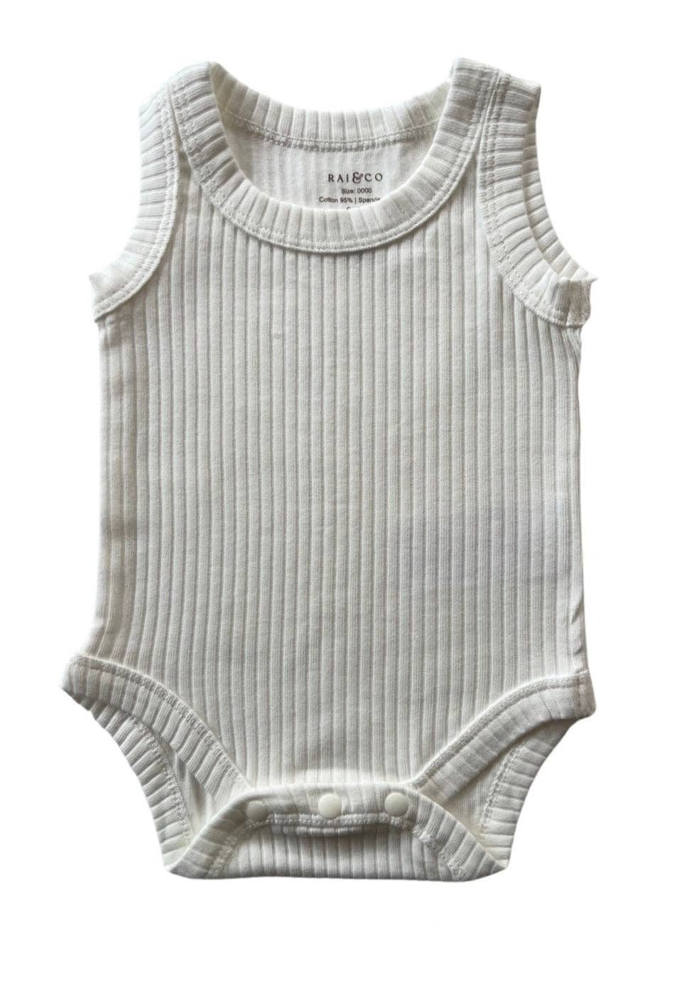 RAI & CO - Wholesale Bodysuit (Non-Footed) - Baby - Basic Singlet Bodysuit7