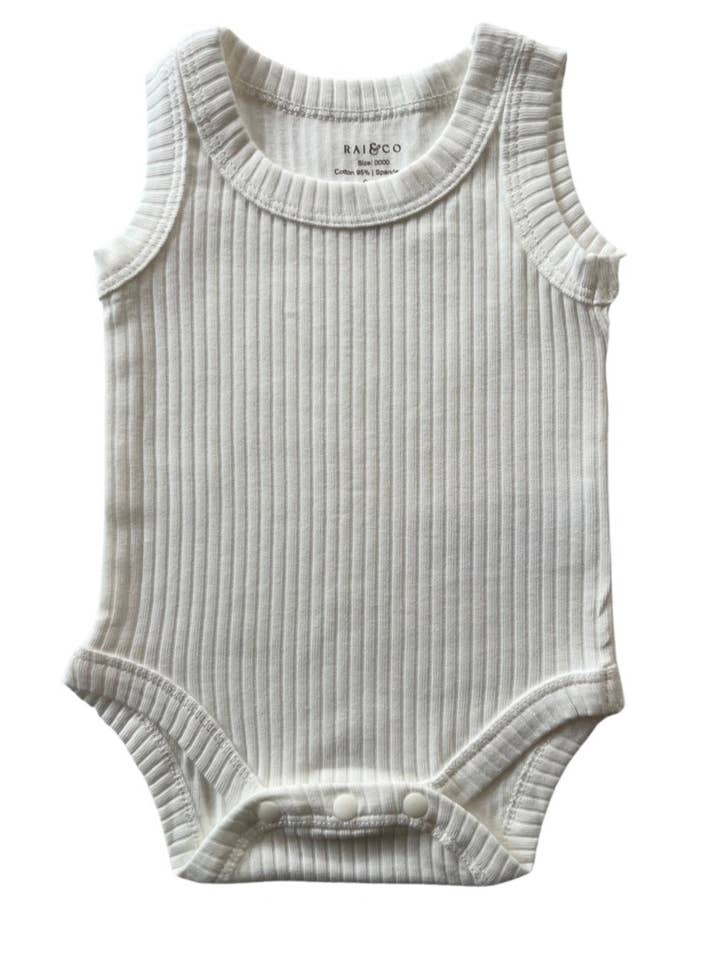 RAI & CO - Wholesale Bodysuit (Non-Footed) - Baby - Basic Singlet Bodysuit7