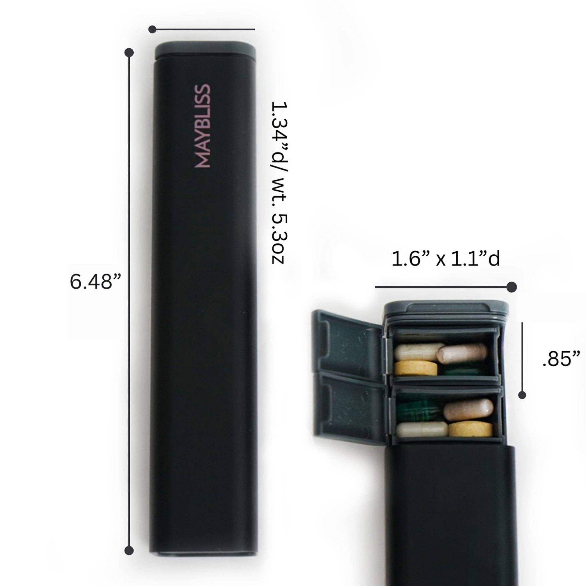 MAYBLISS - Wholesale Pill Organizer - BlissPod Innovative Travel Case8
