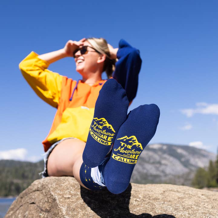 Lavley - Wholesale Socks - Unisex - The Mountains Are Calling (Colorado) Socks6