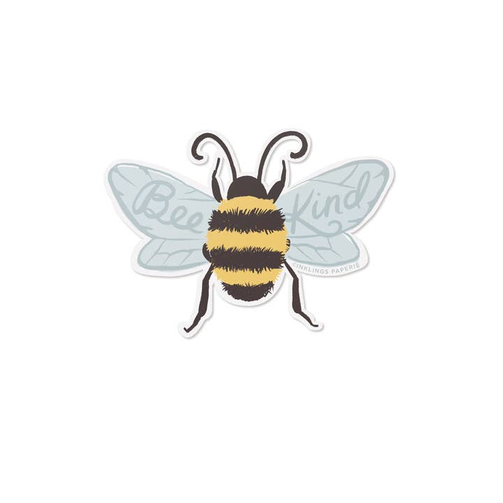 Inklings Paperie - Wholesale Sticker - Vinyl Sticker - Bee Kind3