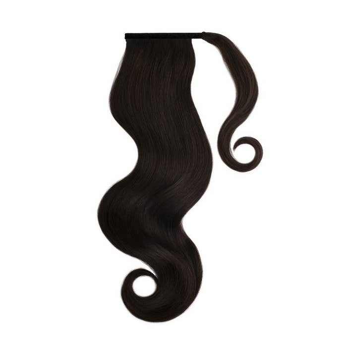 NATURAL BLACK Remy Human Hair Ponytail for wholesale by Milk & Honey
