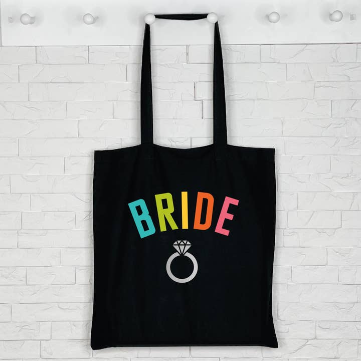 Borsa da sposa con arco arcobaleno per la vendita all'ingrosso da parte di Lovetree Design
