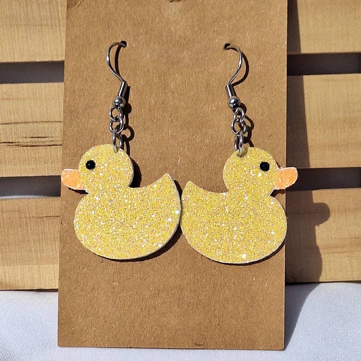 Sunshine Crafts - Wholesale Dangle earrings - Duck Earrings, Duckie Earrings2