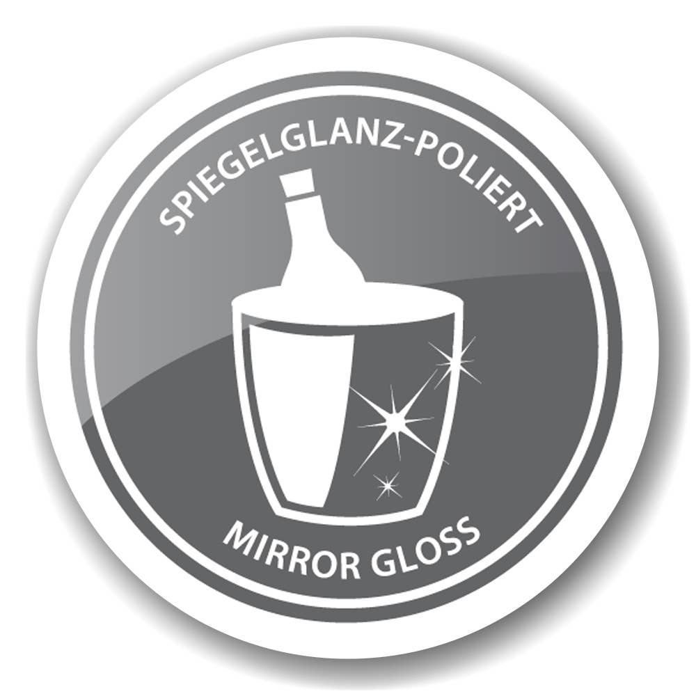 EDZARD - Vente Seau à vin - Seau à champagne à double paroi en acier inoxydable Bruno2