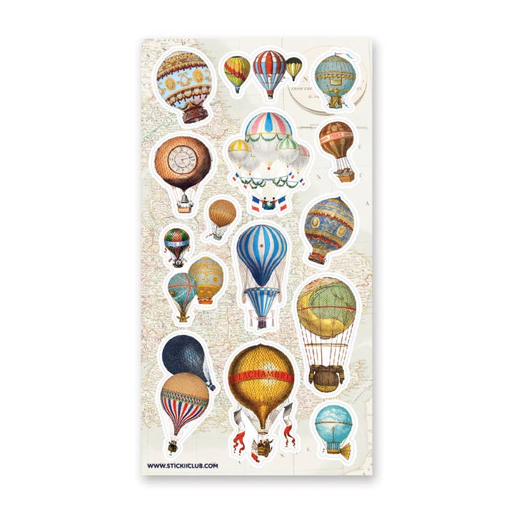 Voyage to the Skies Sticker Sheet for wholesale by STICKII