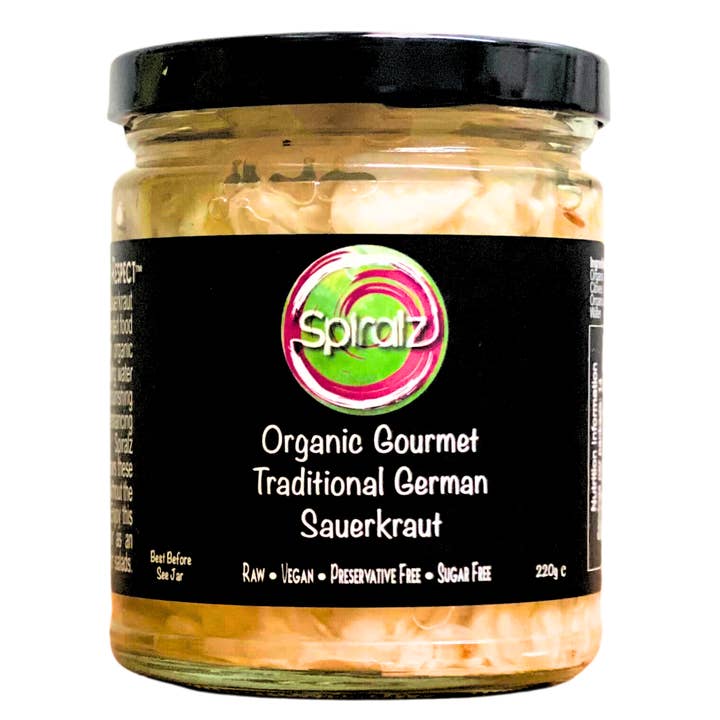 Spiralz Fermented Foods - Wholesale Pickled vegetables - 220G TASTER JAR'S1