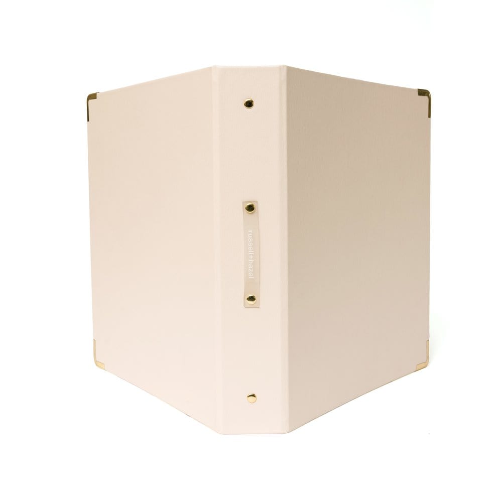 russell+hazel - Wholesale Binder - Signature 3 Ring Binder - Vegan Leather5