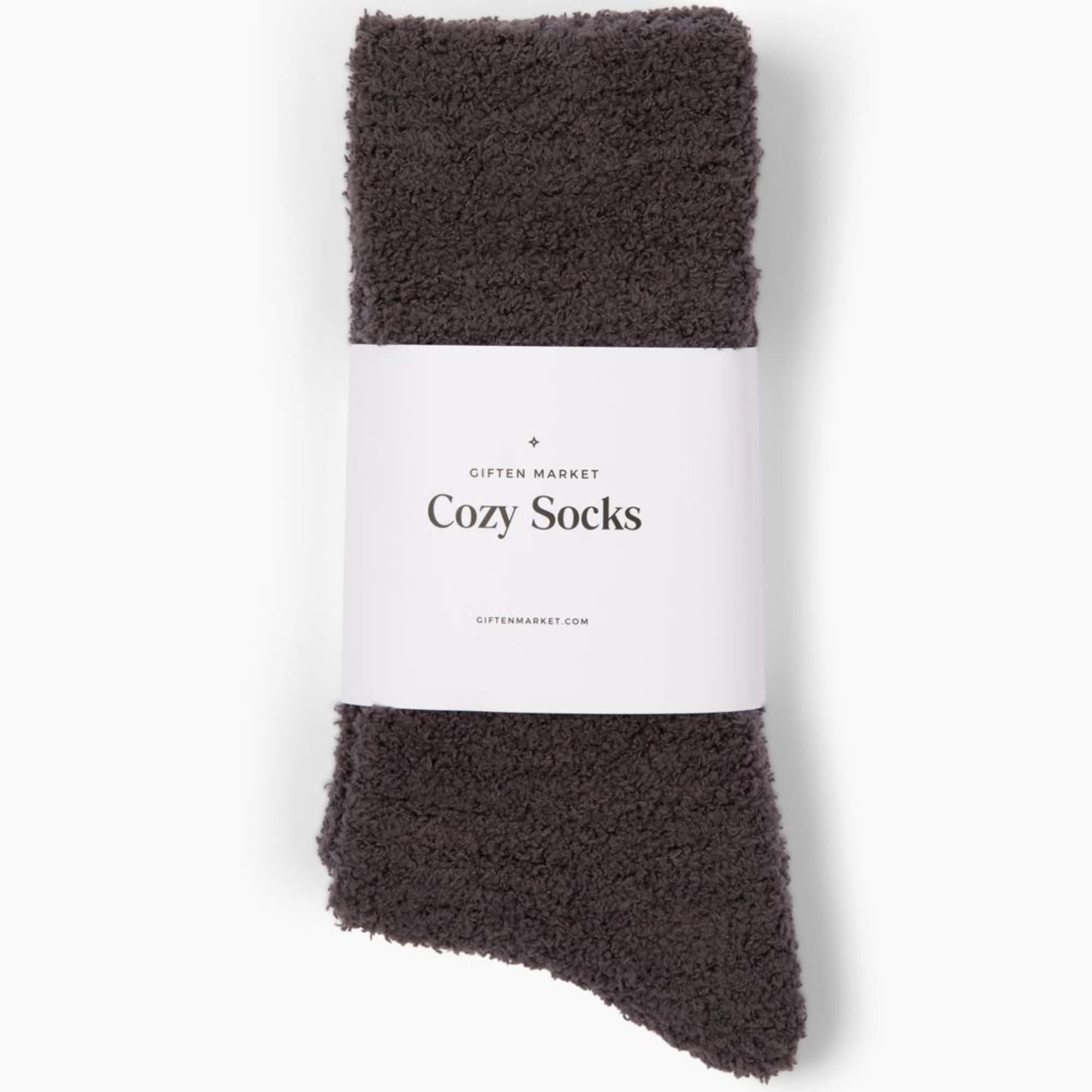 Giften Market - Wholesale Socks - Women's - Cozy Cloud Socks - Charcoal - Warm & Soft - Women’s Gift1