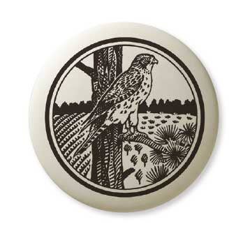 Red-Tailed Hawk Porcelain Pendant Gift Box for wholesale by Touchstone Pottery