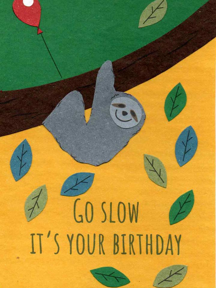 Faultier-Geburtstag für den Großhandel von Cards from Africa