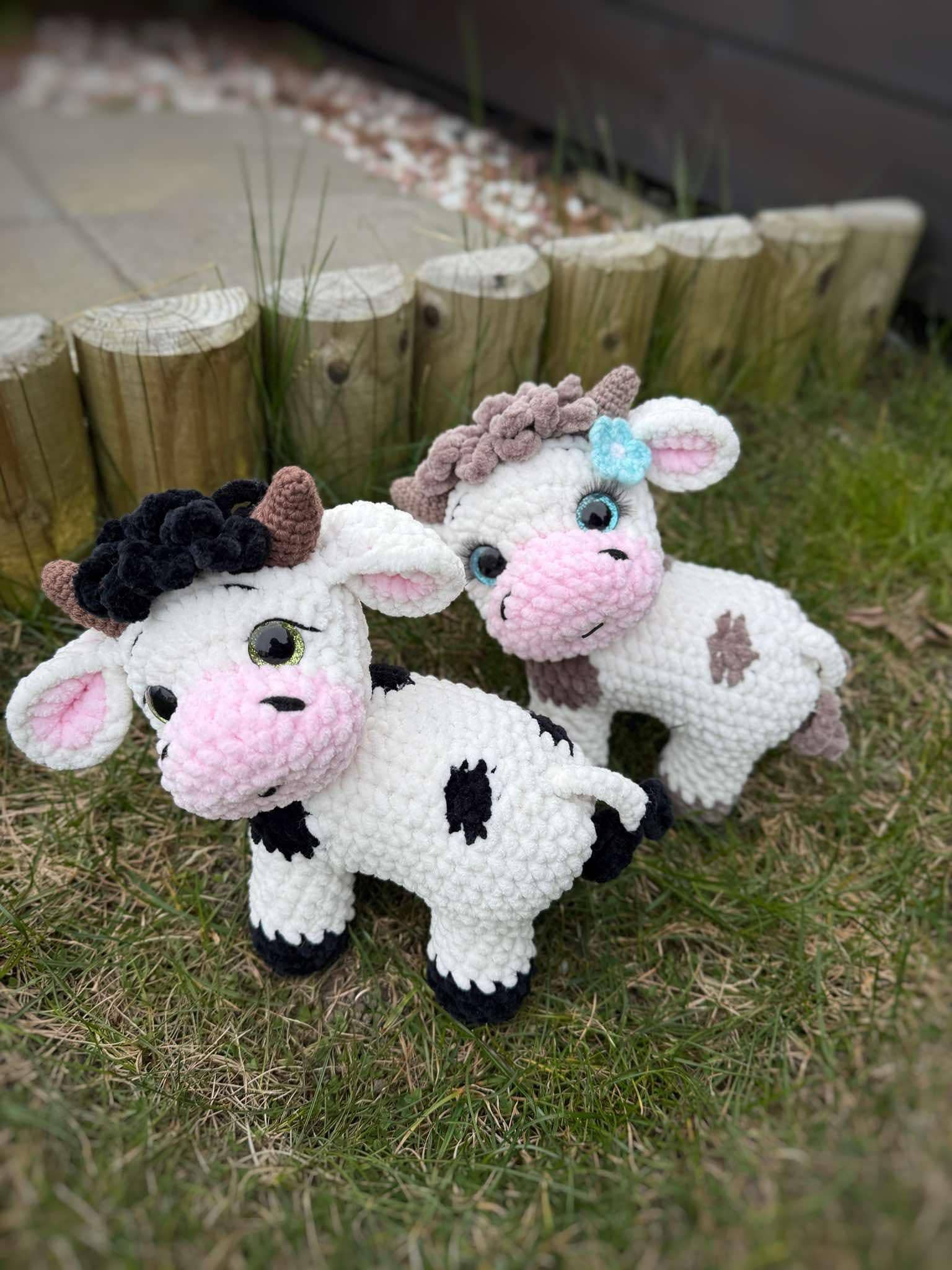 TOMOPOD LLC – wholesale Stuffed/plush toy – Kids & baby – Crochet Farm Animals, Cute Horse Sheep Cow Donkey Pig Goat 4