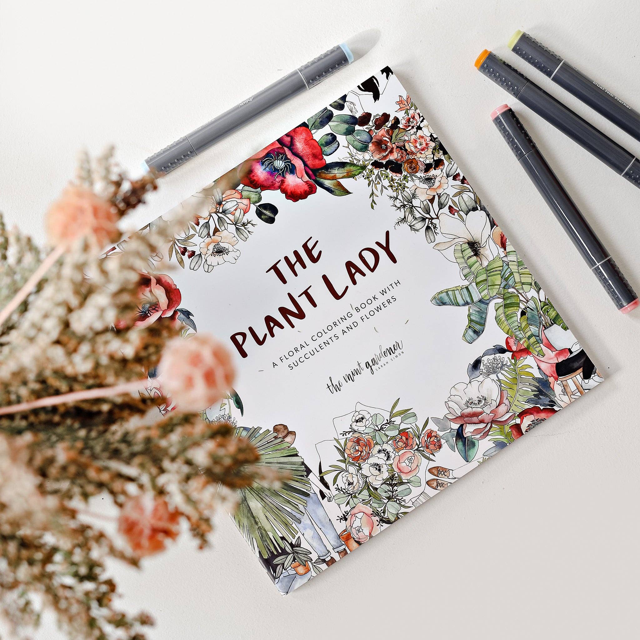 Paige Tate & Co. - Wholesale Coloring & Activity Book - Adult - The Plant Lady: A Floral Adult Coloring Book -Valentine Gift3