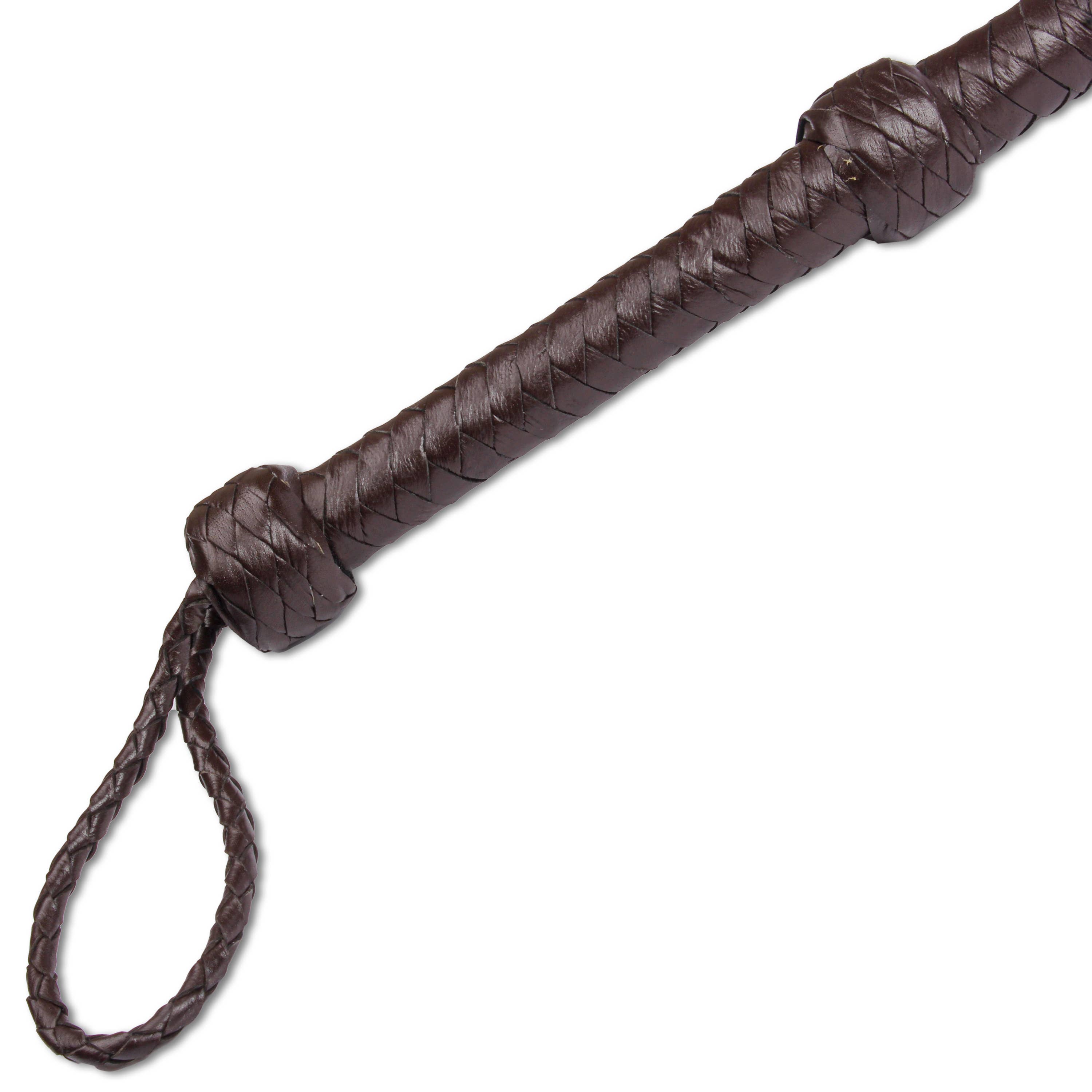 Hadzam - Wholesale Horseback Riding Gear - HADZAM Brown Indiana Jones Leather Bull Whip Cracking Sound2