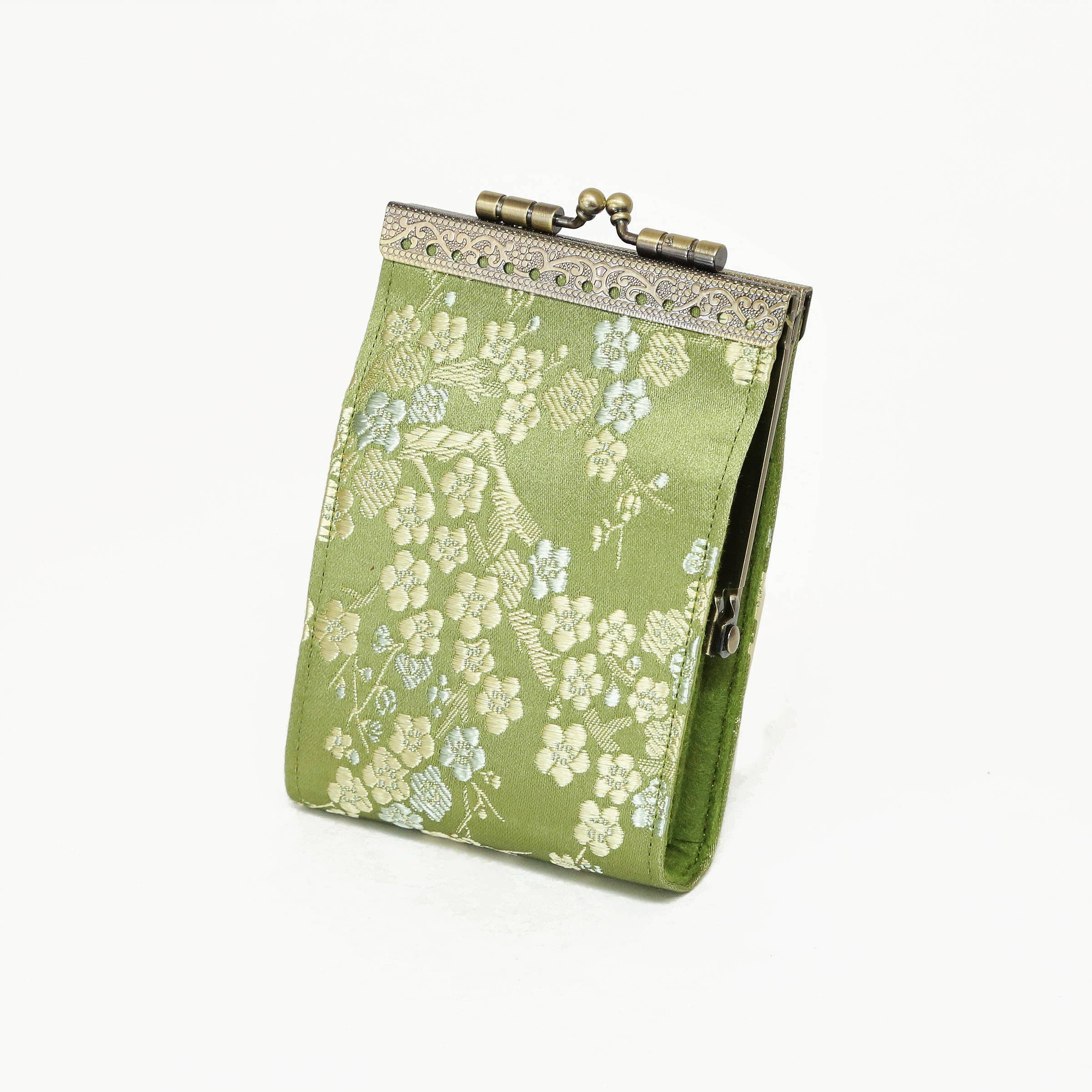 Cathayana - Wholesale Card Holder - Women's - Cherry Blossom Brocade RFID Card Holder5