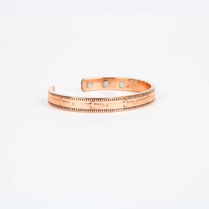 El'Cobre-Ecozonelifestyle – wholesale Cuff bracelet – Copper Magnet Bracelet (Design 30)1