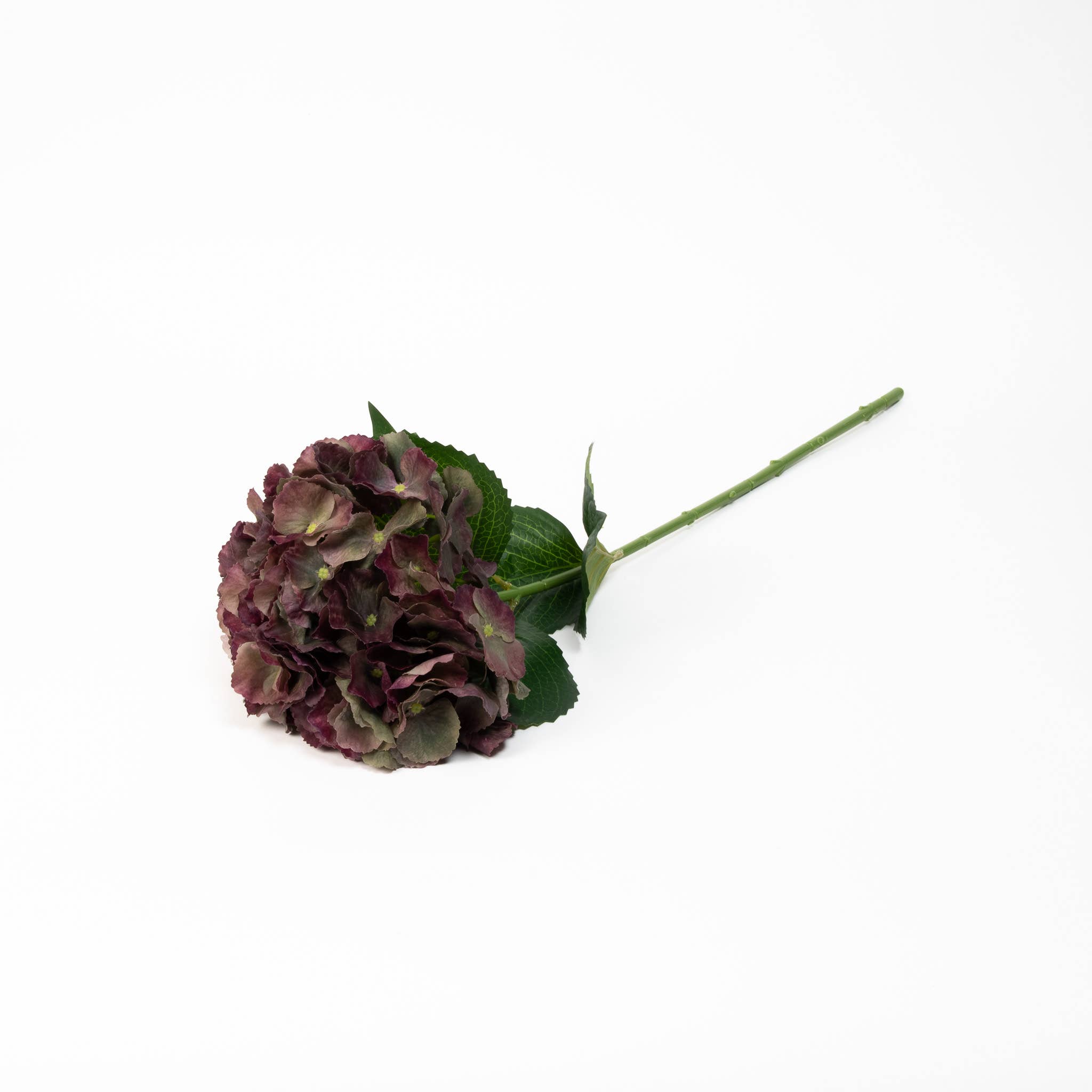 Mills Floral Company - Wholesale Artificial Flowers - Real Touch Hydrangea - 29 Inch - Antique Burgundy1