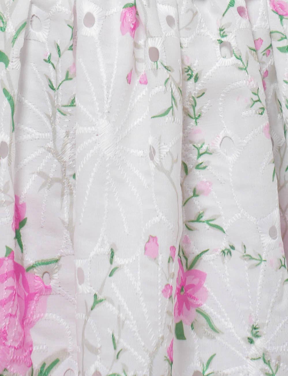 White Ladies Sleeveless Floral Print Mini Dress SKD51180 for wholesale on Faire4