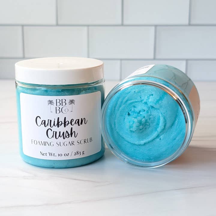 Beachy Bubbles Bath Co - Wholesale Body Scrub/Exfoliant - Caribbean Crush Foaming Sugar Scrub