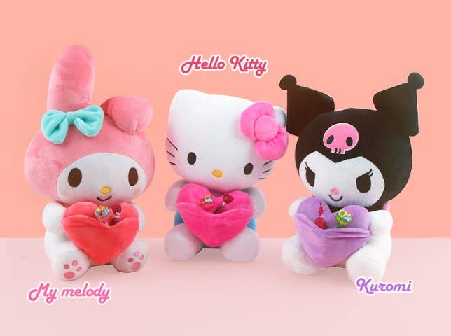 K-Wonderland – wholesale Stuffed/plush toy – Kids & baby – Sanrio Characters with Heart Plush Gift Deco Toy4