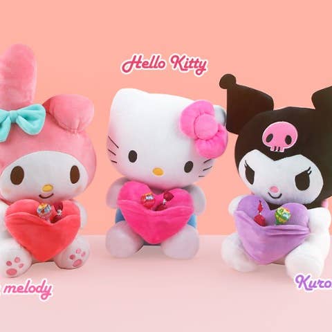 K-Wonderland - Wholesale Stuffed/Plush Toy - Kids & Baby - Sanrio Characters with Heart Plush Gift Deco Toy8