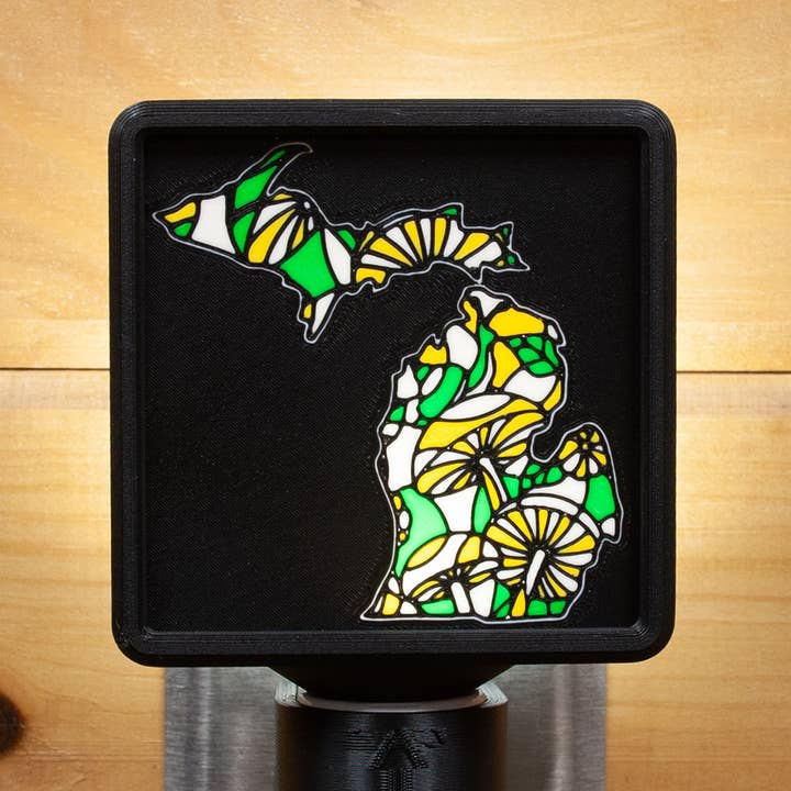 Lampe de nuit imprimée en 3D en forme d'escargot champignon du Michigan pour la vente par G3 Studios