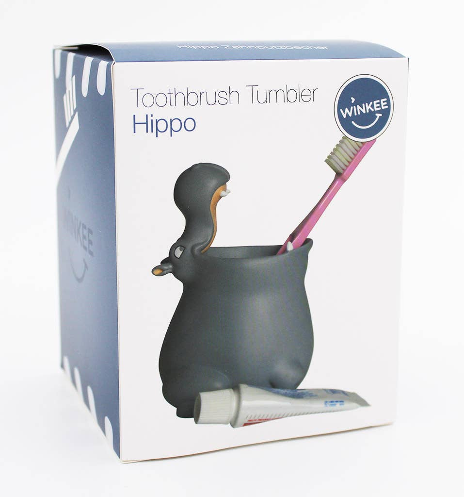 MAGS - Vendita all'ingrosso Portaspazzolino - Bambini e neonati - Portaspazzolini a forma di ippopotamo2