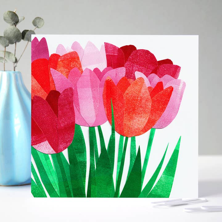 Fiona Clabon Illustration – wholesale Everyday greeting card – Tulips Card1