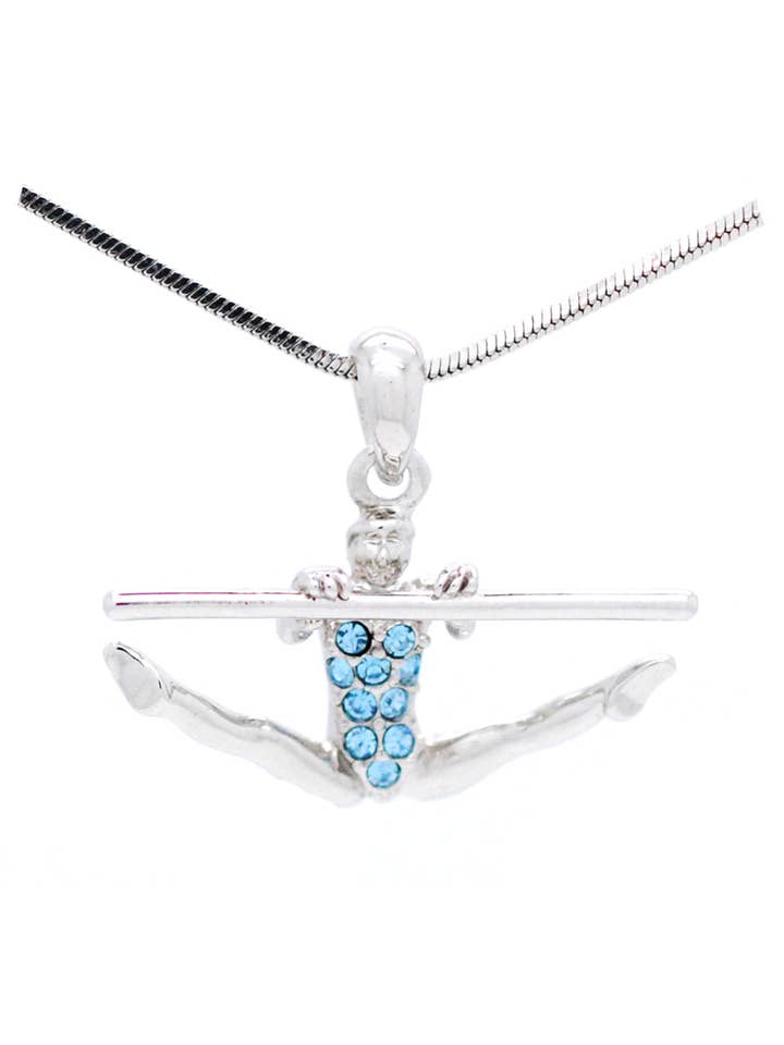 Collier Gymnaste - Barres Asymétriques pour la vente par Fan Star Jewelry
