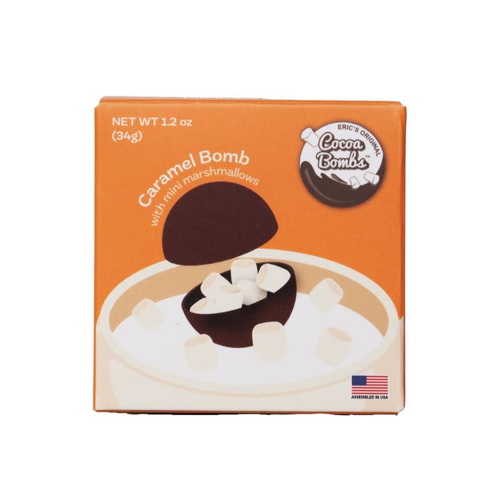 Cocoa Bombsâ„¢ - Wholesale Hot Cocoa Mix/Kit - 1 Pack Caramel Cocoa Bombs