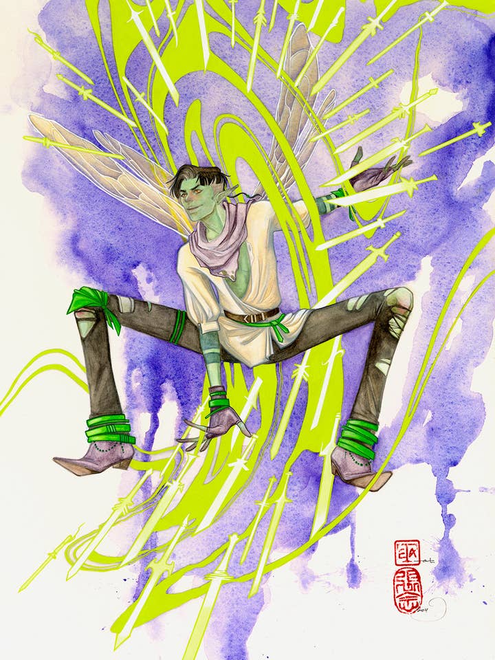 Calligaster || Édition Ouverte Giclée pour la vente par Oscen || Nen Chang & Liz Tecca