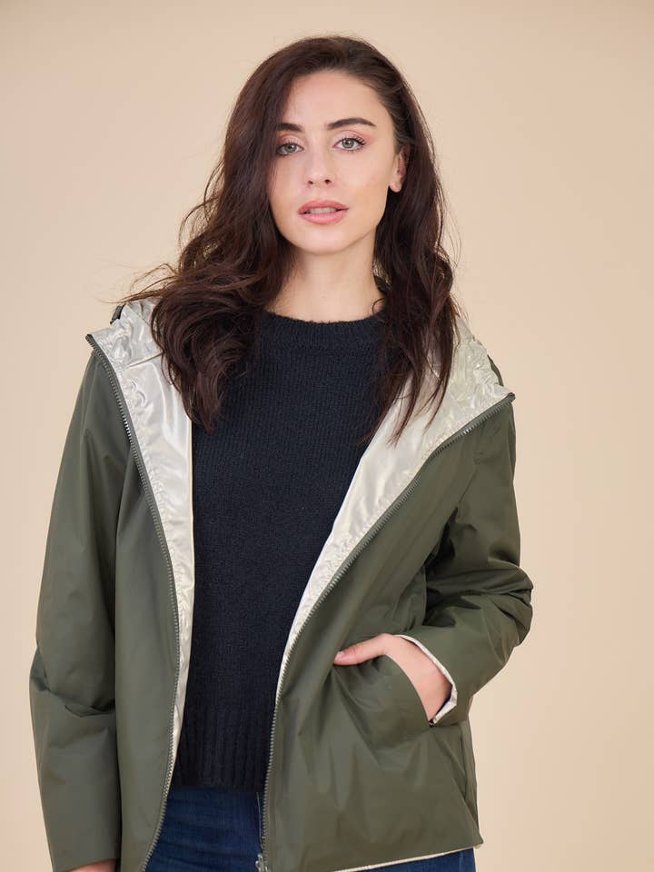 Escandelle Paris - Wholesale Parka - Women's - Reversible short parka0