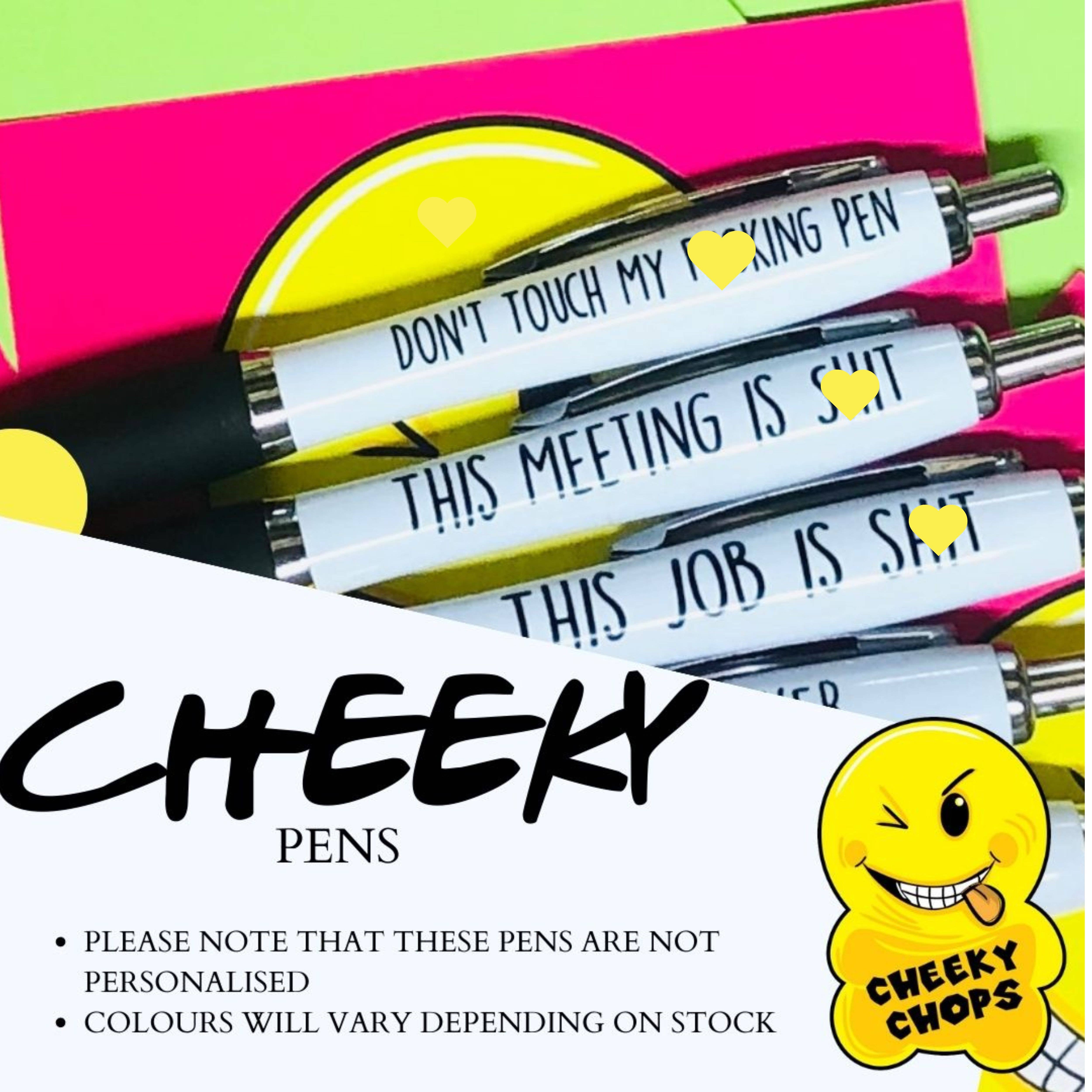 Cheeky Chops Cards & Wanky Candles - Wholesale Pen - Grappig pennenpakket - The Cunt Pack - Funky Stationery Quirky7