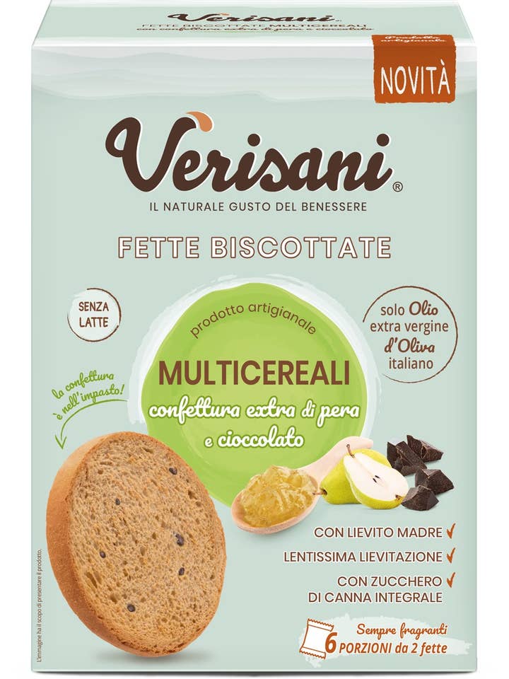 Multigrain Chocolate and Pear Rusks for wholesale by Verisani