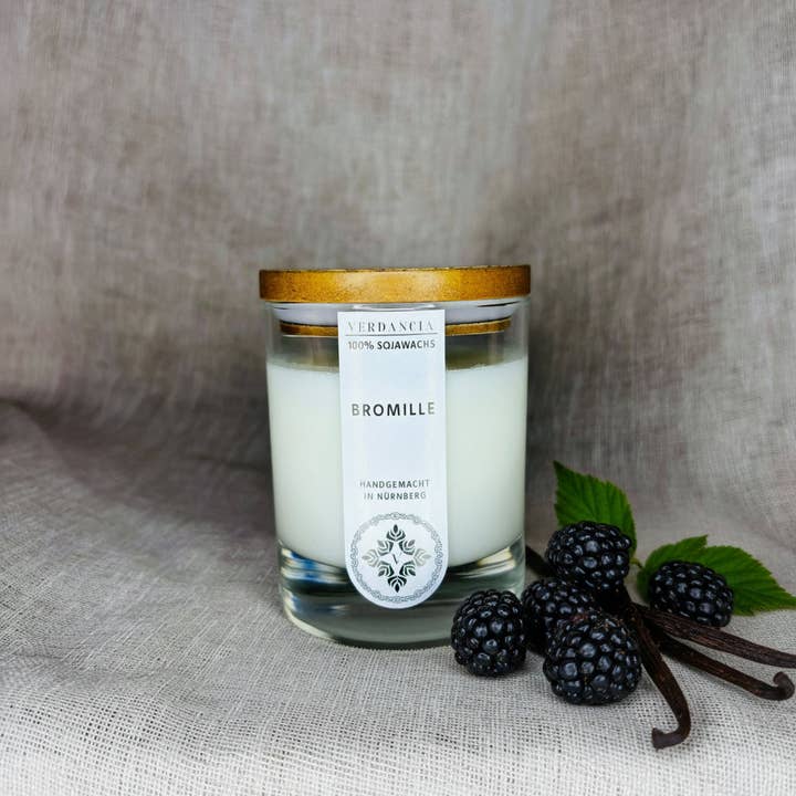 Sojaljus - "Bromille" - Björnbär & Vanilj för wholesale av Verdancia