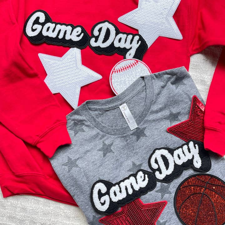 6j Threads LLC - Wholesale Patch - Sequin Stars….Patches only2