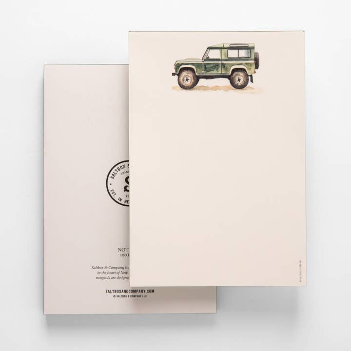 Green Rover - Notepad for wholesale by Saltbox & Company