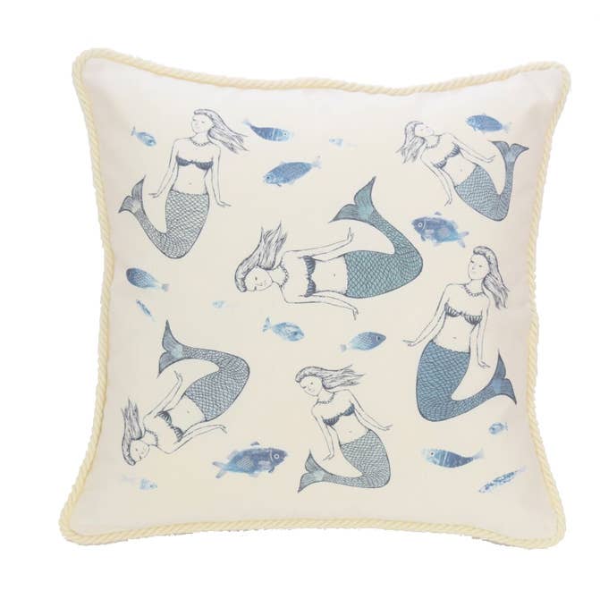 Almohada náutica/sirenas para venta al por mayor de Ox Bow Decor