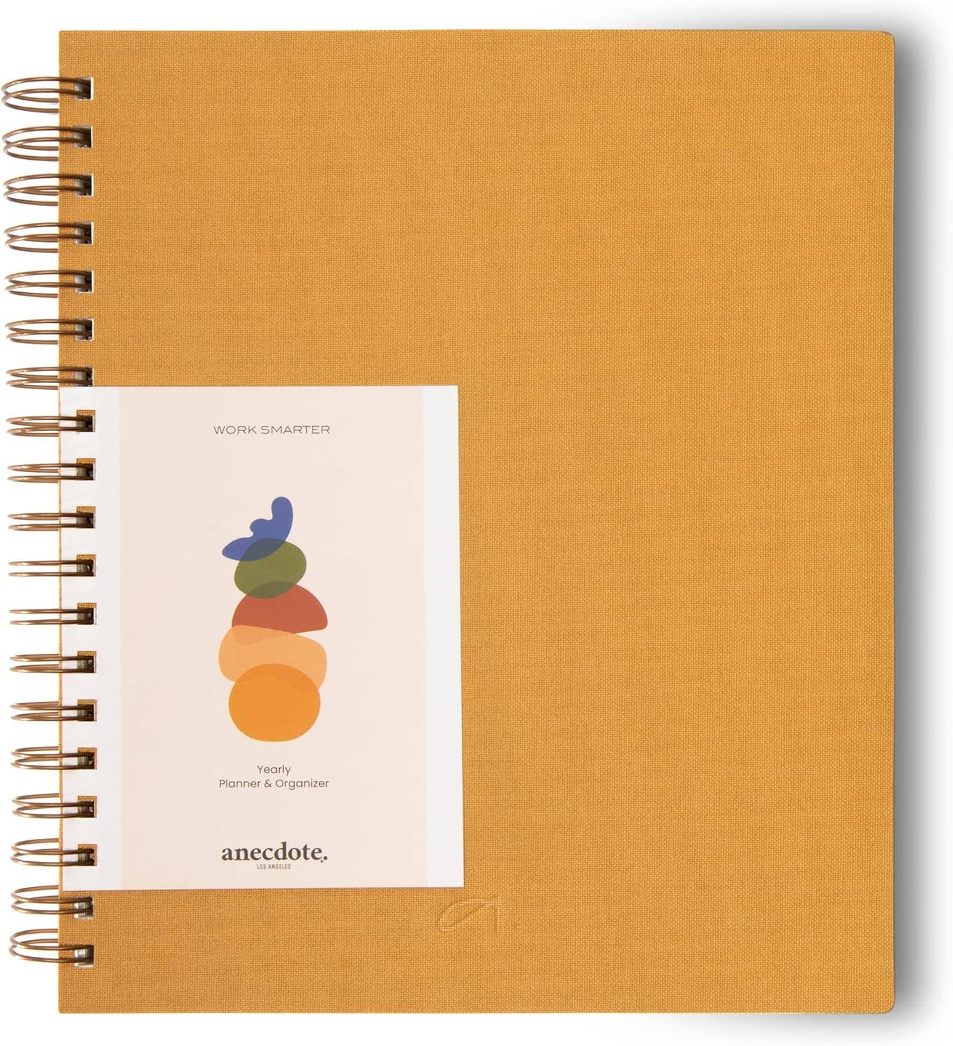 Anecdote Goods - Venta al por mayor Agendas - El Planificador Anual - Encuadernado en Espiral de Latón con Cubierta de Buckram1