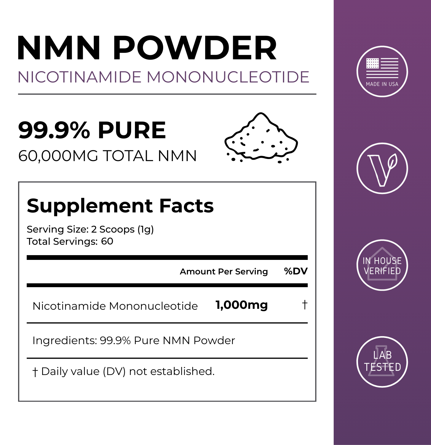 Neurogan Health – wholesale Powdered health drink – NMN Powder1