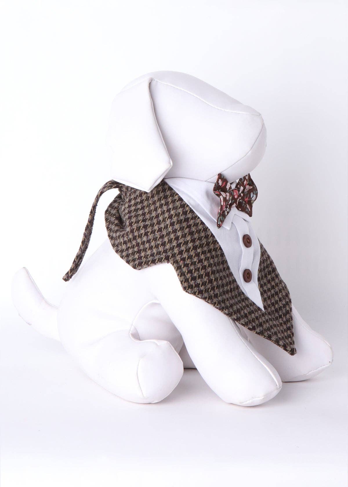 Blue Tatoo Floral Bow Tie Formal Bandana for wholesale on Faire4